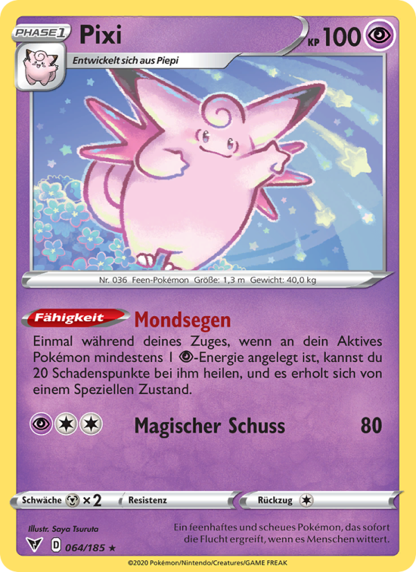 Pixi 64 — Farbenschock (German Pokémon TCG card)