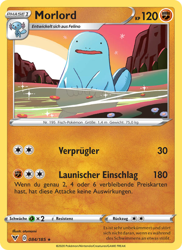 Morlord 84 — Farbenschock (German Pokémon TCG card)