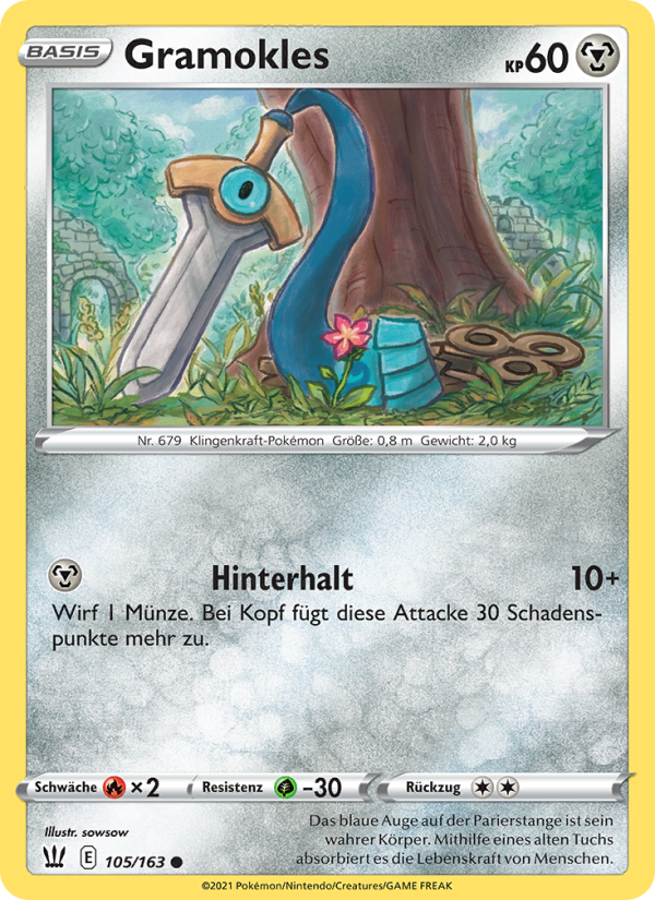 Gramokles Pokémon TCG cards