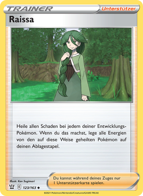 Raissa 123 — Kampfstile (German Pokémon TCG card)