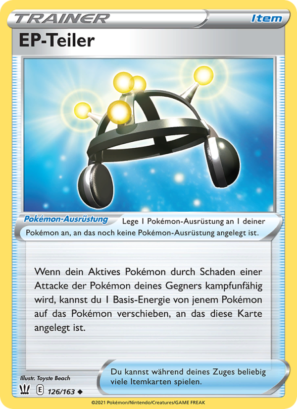 EP-Teiler 126 — Kampfstile (German Pokémon TCG card)