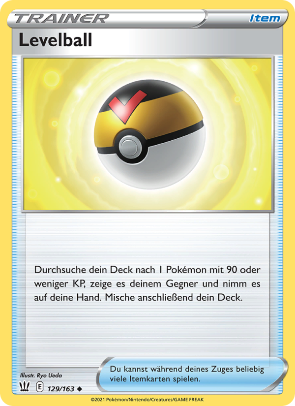 Levelball 129 — Kampfstile (German Pokémon TCG card)