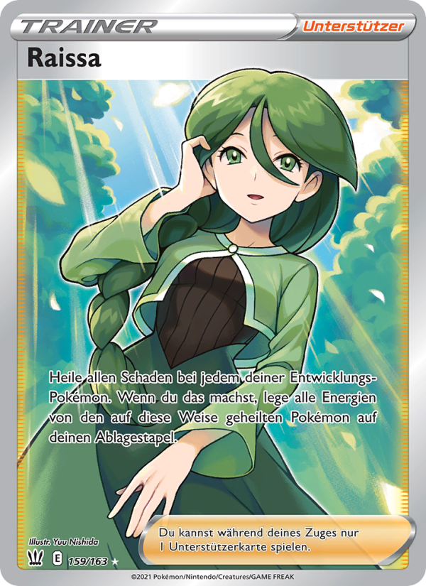Raissa 159 — Kampfstile (German Pokémon TCG card)