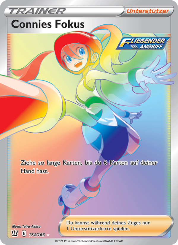 Connies Fokus 174 — Kampfstile (German Pokémon TCG card)