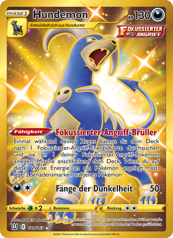 Hundemon 179 — Kampfstile (German Pokémon TCG card)