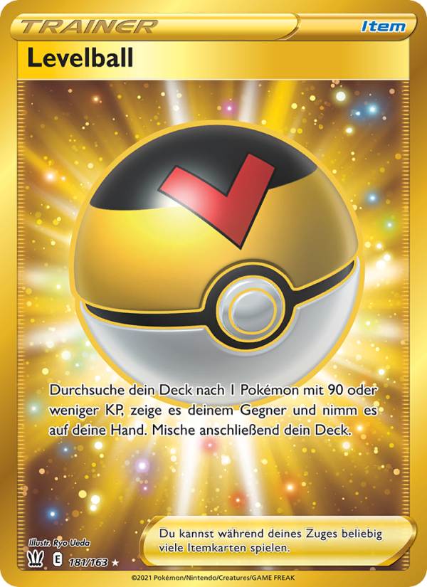 Levelball 181 — Kampfstile (German Pokémon TCG card)
