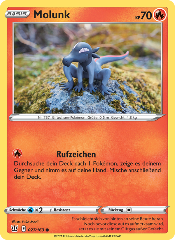 Molunk 27 — Battle Styles (German Pokémon TCG card)