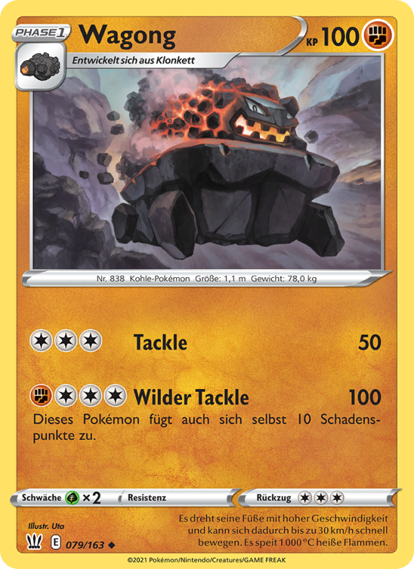 Wagong 79 — Kampfstile (German Pokémon TCG card)