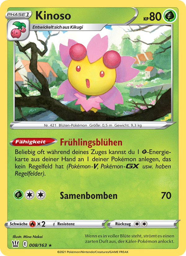 Kinoso Pokémon TCG cards