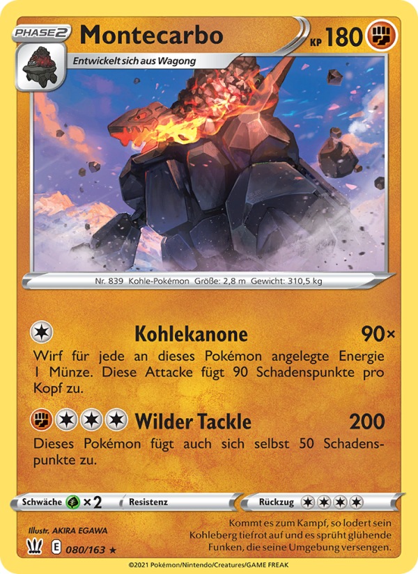 Montecarbo Pokémon TCG cards