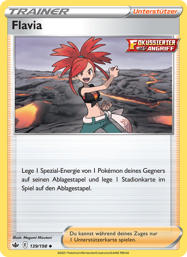 Flavia 139 — Schaurige Herrschaft (German Pokémon TCG card)