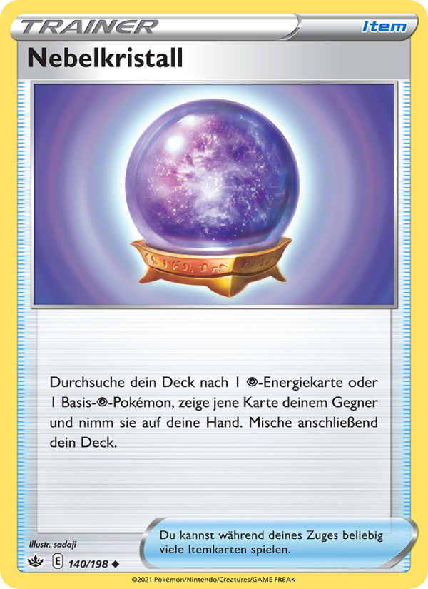 Nebelkristall 140 — Schaurige Herrschaft (German Pokémon TCG card)