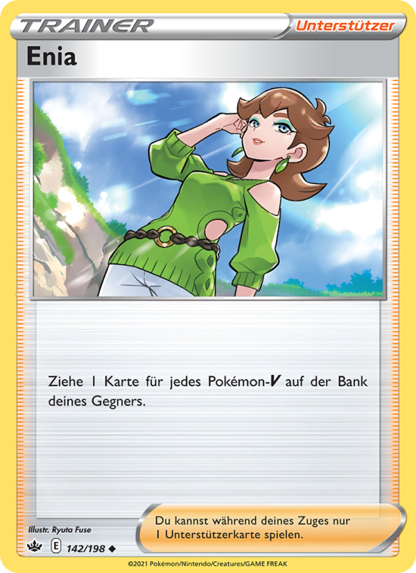 Enia 142 — Schaurige Herrschaft (German Pokémon TCG card)