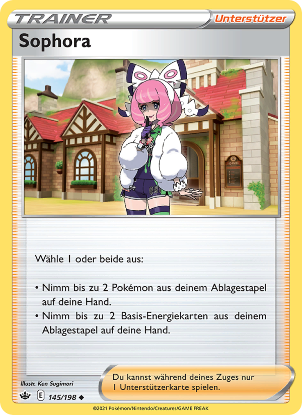 Sophora 145 — Schaurige Herrschaft (German Pokémon TCG card)