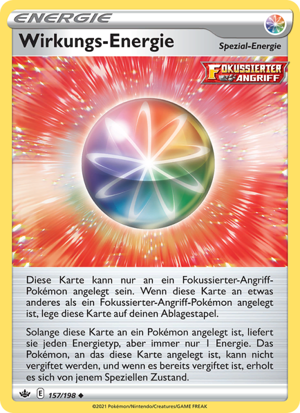 Wirkungs-Energie 157 — Schaurige Herrschaft (German Pokémon TCG card)