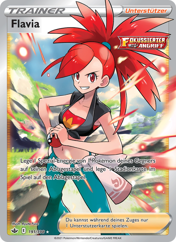 Flavia 191 — Schaurige Herrschaft (German Pokémon TCG card)