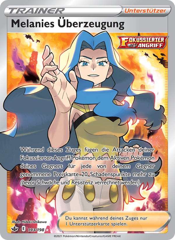 Melanies Überzeugung 193 — Schaurige Herrschaft (German Pokémon TCG card)
