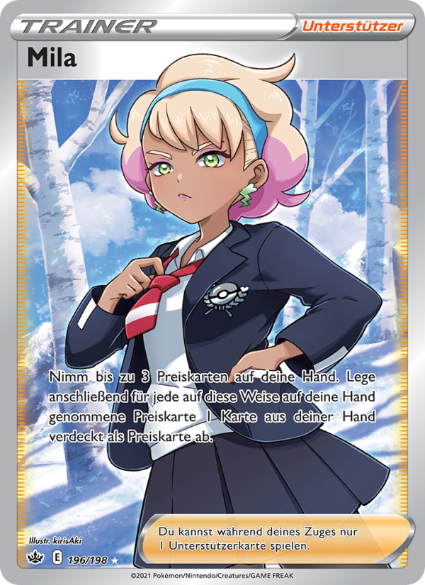 Mila 196 — Schaurige Herrschaft (German Pokémon TCG card)