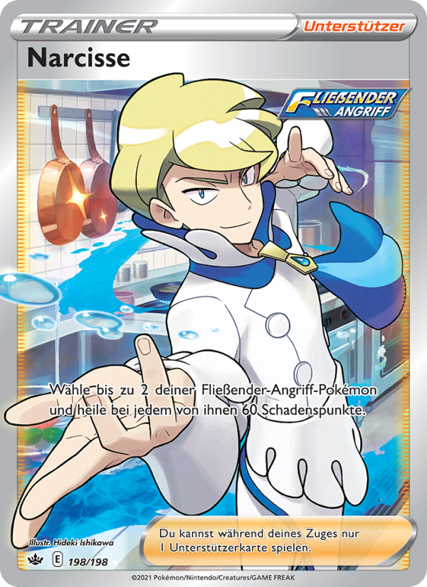 Narcisse 198 — Schaurige Herrschaft (German Pokémon TCG card)