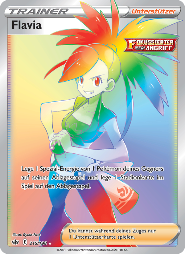 Flavia 215 — Schaurige Herrschaft (German Pokémon TCG card)