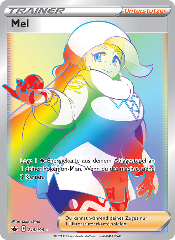 Mel 218 — Schaurige Herrschaft (German Pokémon TCG card)
