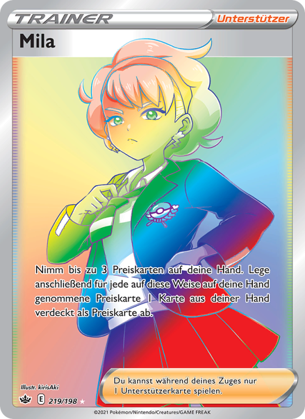 Mila 219 — Schaurige Herrschaft (German Pokémon TCG card)