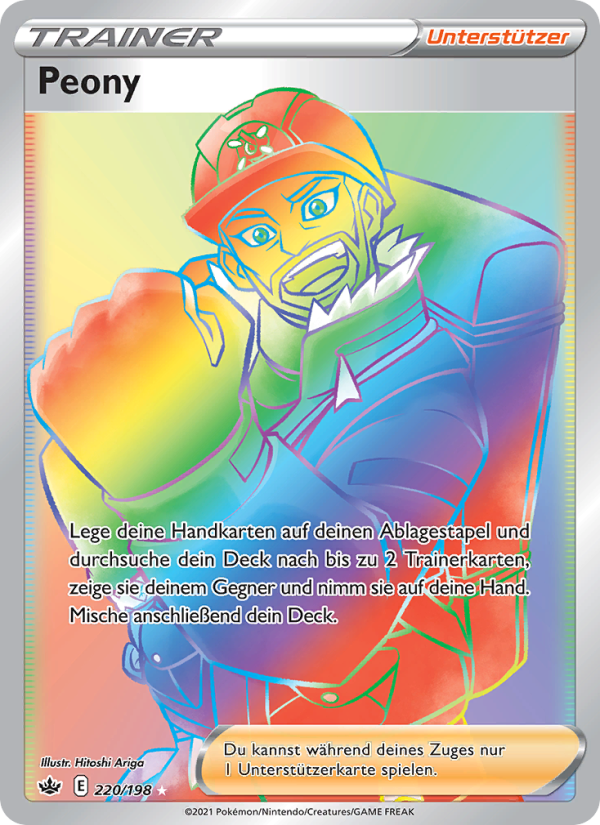Peony 220 — Schaurige Herrschaft (German Pokémon TCG card)