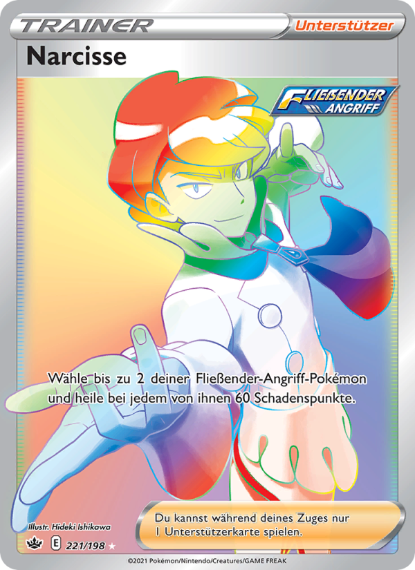 Narcisse 221 — Schaurige Herrschaft (German Pokémon TCG card)
