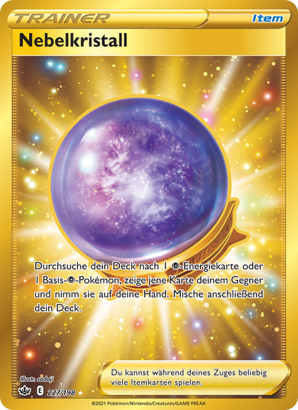 Nebelkristall 227 — Schaurige Herrschaft (German Pokémon TCG card)