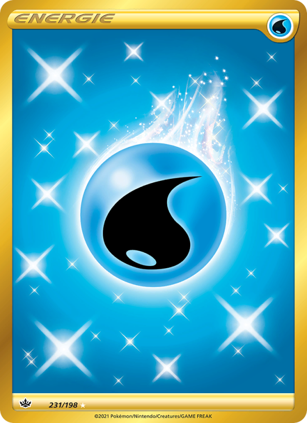 Wasser-Energie 231 — Schaurige Herrschaft (German Pokémon TCG card)