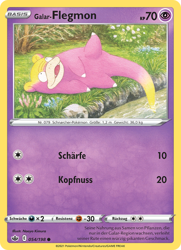 Galar-Flegmon Pokémon TCG cards