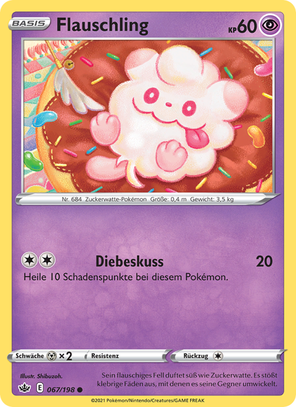 Flauschling 67 — Chilling Reign (German Pokémon TCG card)