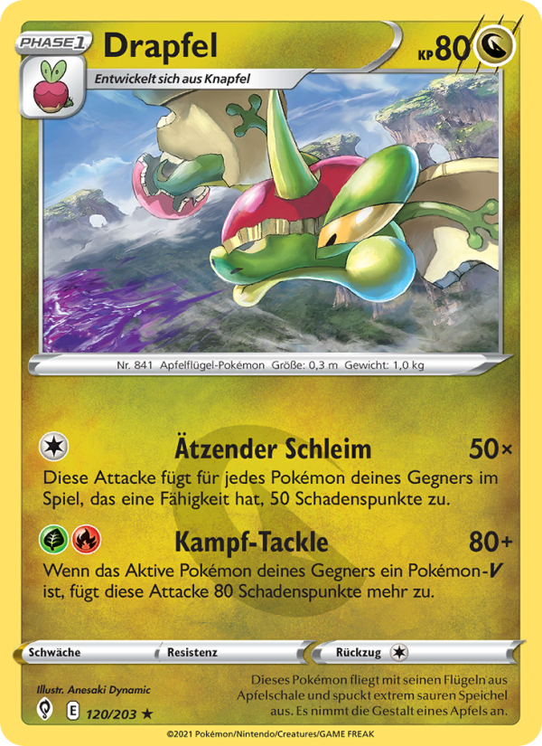 Drapfel Pokémon TCG cards