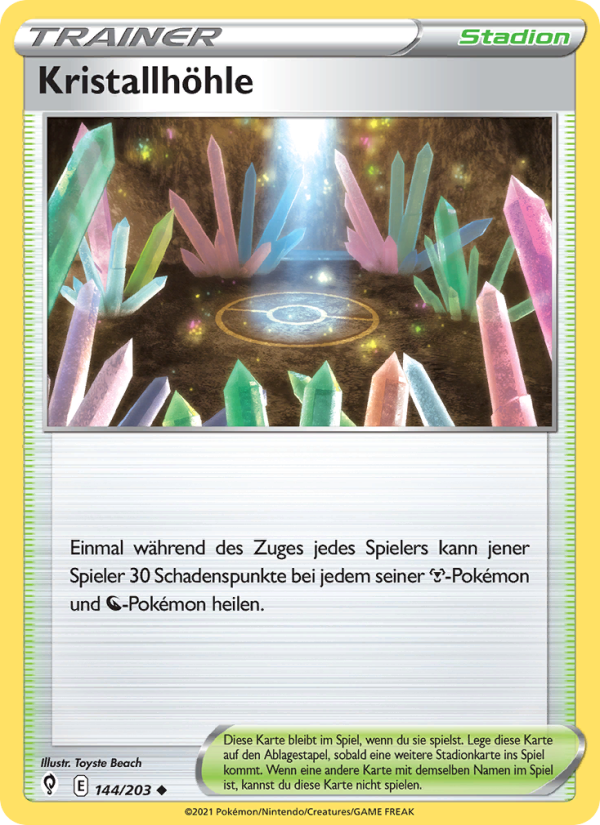 Kristallhöhle 144 — Drachenwandel (German Pokémon TCG card)