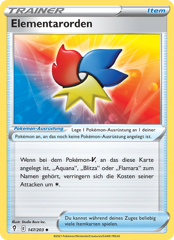 Elementarorden 147 — Drachenwandel (German Pokémon TCG card)