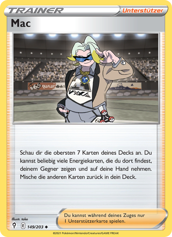Mac 149 — Drachenwandel (German Pokémon TCG card)
