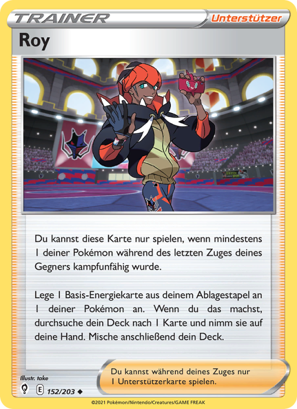 Roy 152 — Drachenwandel (German Pokémon TCG card)