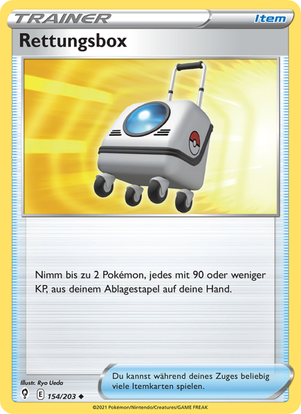 Rettungsbox 154 — Drachenwandel (German Pokémon TCG card)