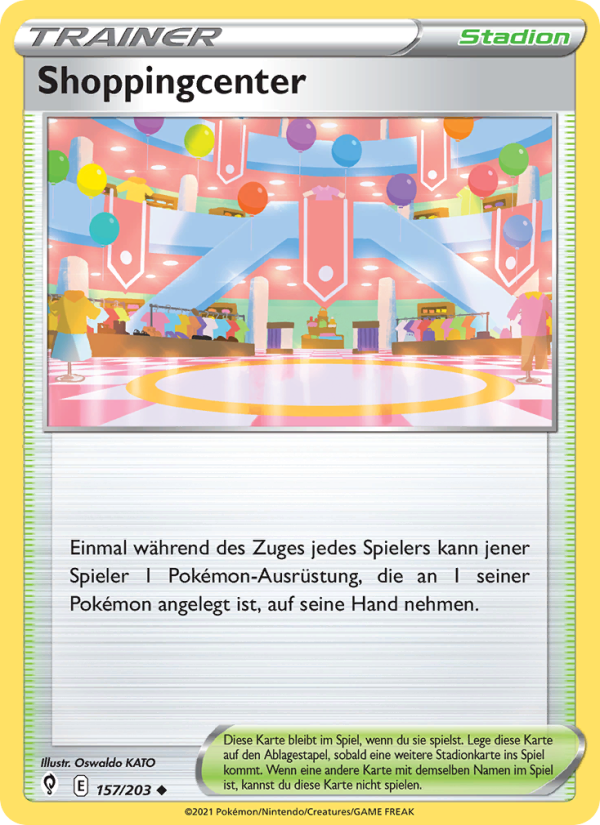 Shoppingcenter 157 — Drachenwandel (German Pokémon TCG card)