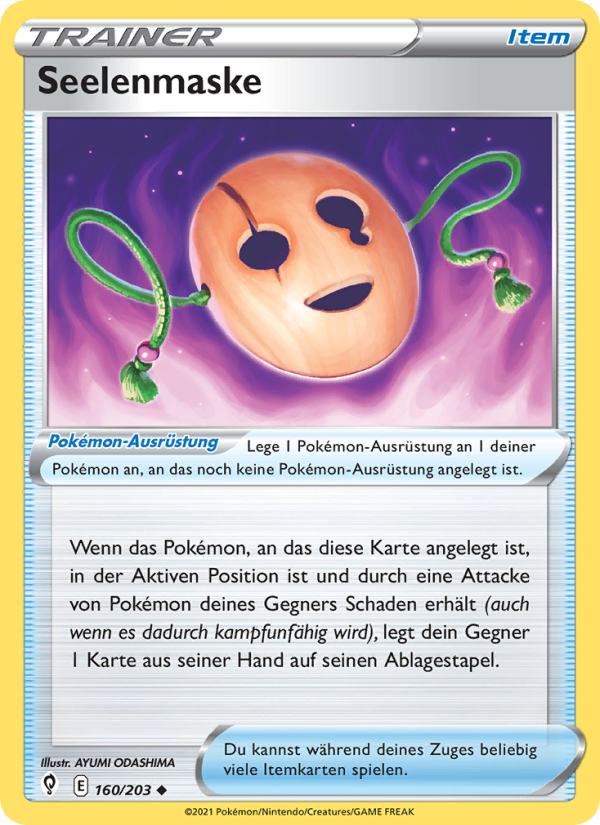 Seelenmaske 160 — Drachenwandel (German Pokémon TCG card)