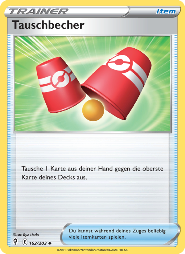 Tauschbecher 162 — Drachenwandel (German Pokémon TCG card)