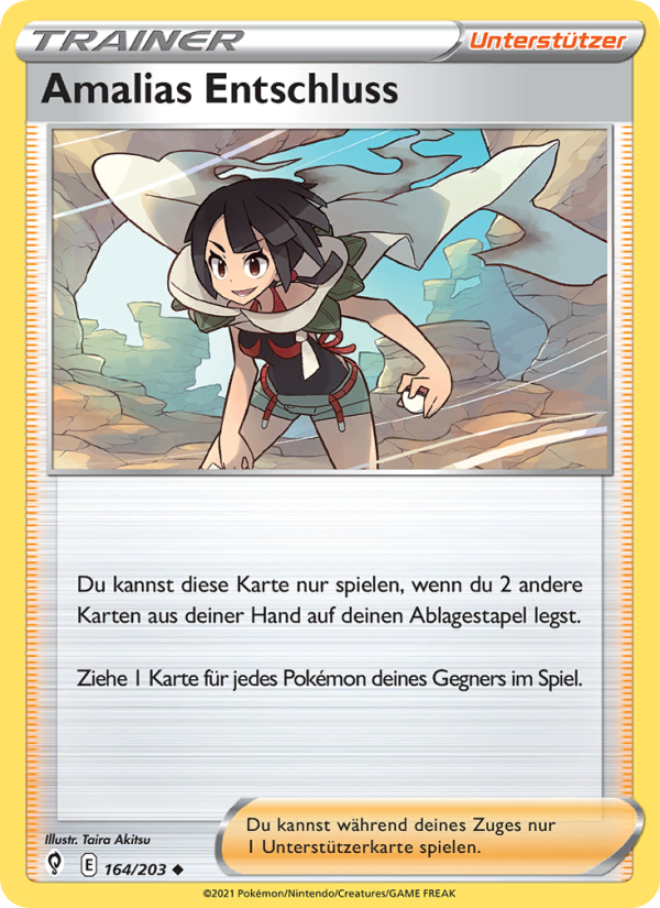 Amalias Entschluss 164 — Drachenwandel (German Pokémon TCG card)