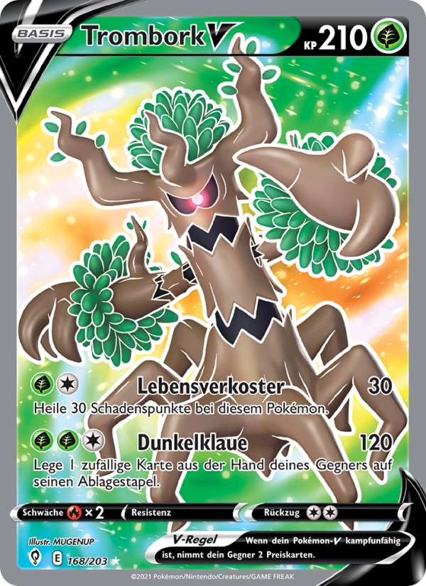 Trombork V 168 — Drachenwandel (German Pokémon TCG card)