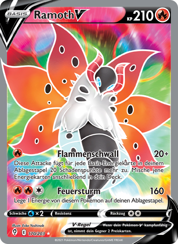 Ramoth V 170 — Drachenwandel (German Pokémon TCG card)
