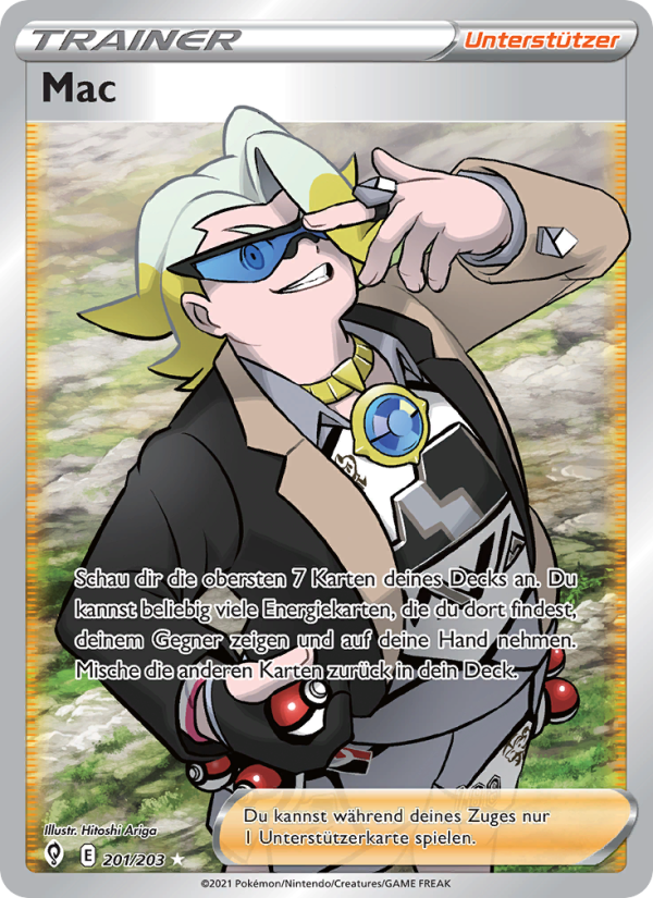 Mac 201 — Drachenwandel (German Pokémon TCG card)