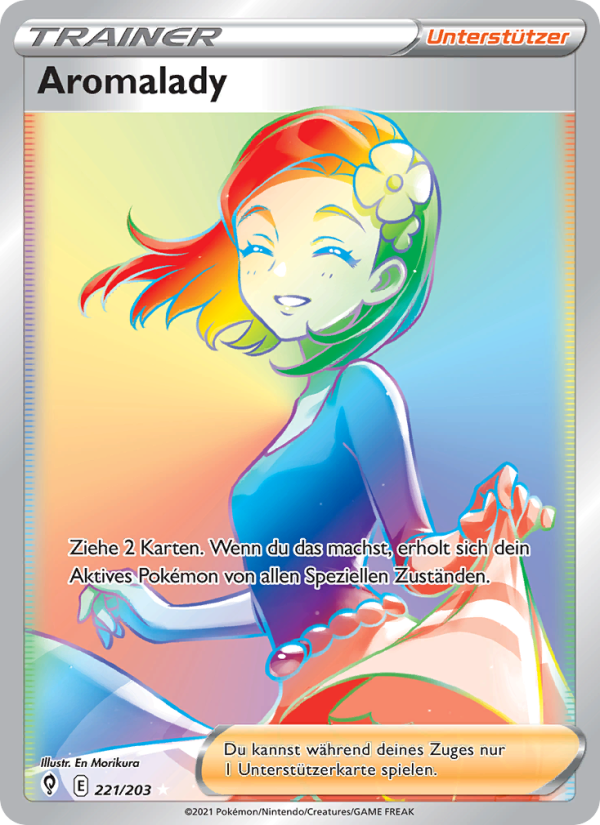 Aromalady 221 — Drachenwandel (German Pokémon TCG card)