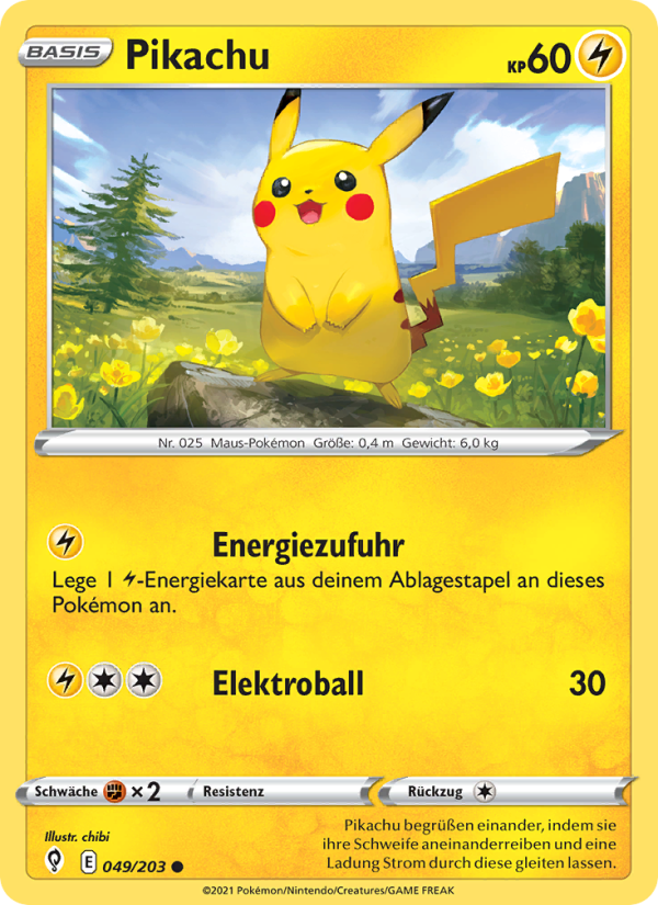 Pikachu 49 — Drachenwandel (German Pokémon TCG card)