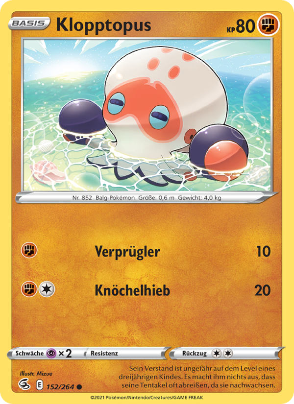 Klopptopus Pokémon TCG cards