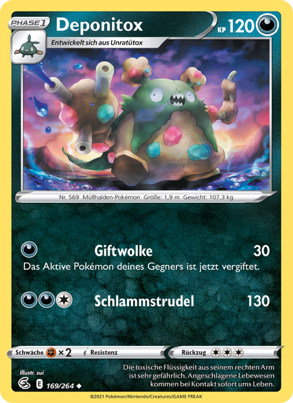 Deponitox Pokémon TCG cards