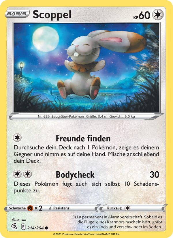 Scoppel 214 — Fusion Strike (German Pokémon TCG card)